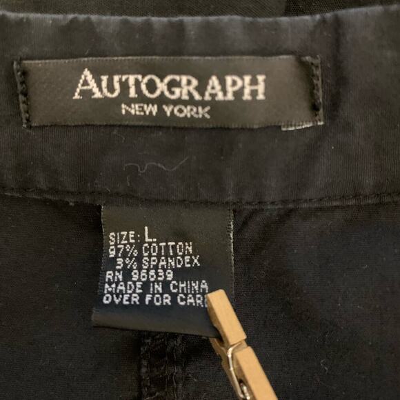 Autograph Black Button Down Long Tunic Top - Size L - Picture 6 of 8